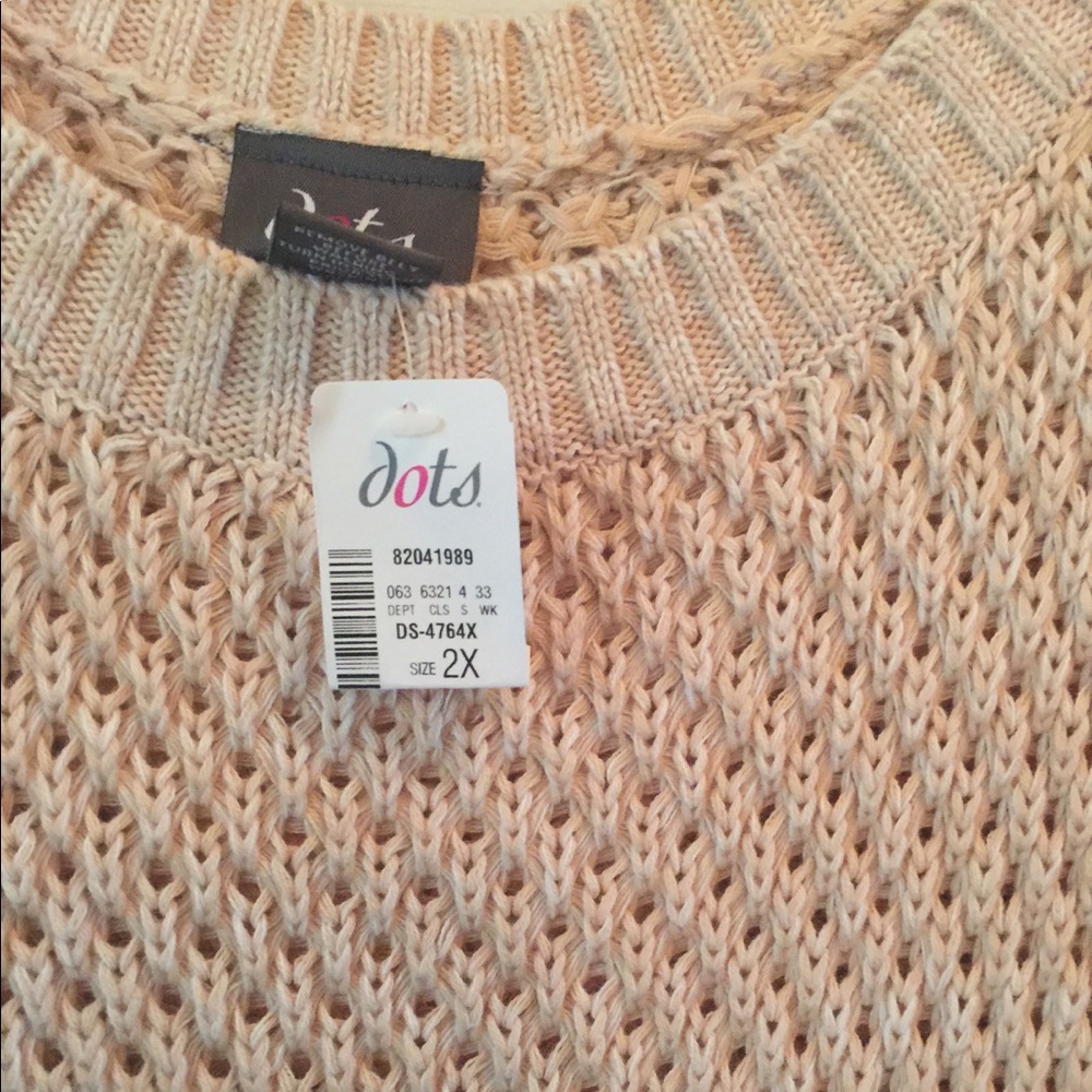 Women’s 2x Sweater Dress w/belt, never worn